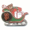 Santa's Sleigh Pin
